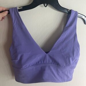 Lululemon Align V-Neck Bra, C/D Cup in Dark Lavender